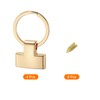uxcell 4Pcs 22mm/ 0.87" Key Fob Hardware with 25mm ID