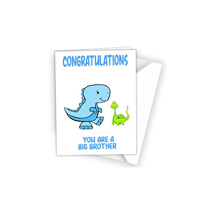 Congratulations Card on Becoming A Big Brother, New Sibling Baby