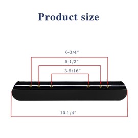 Padded Armrests for Wheelchair, Universal Arm Pads Replacement Black 10-1/4“ Suitable for Most Brands of Wheelchairs(10-1/4"(2pcs))