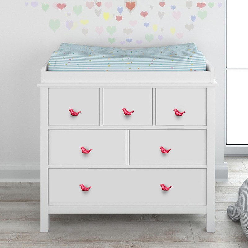 Corasays Bird Shape Ceramic Knobs DIY Door Drawer Cupboard Pull