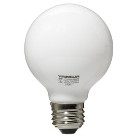 Yazawa Corporation GW100V38W70 Ball Bulb, 40 W Shape, 2.8 inches (70 mm), White