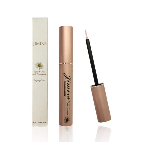 Jimire Eyelash Glue Clear | Latex-Free Adhesive for Sensitive Eyes