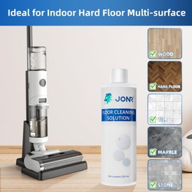 JONR Floor Cleaning Solution for ED/S20 Series Wet Dry Vacuum, Suitable With All Robot Vacuums with Mopping and Cordless Wet/Dry Vacuum Mop Cleaner, Deep Cleans for Multiple Hard Floors, 8.45 FL Oz