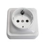 Bf BF-18 – Base Plug Schuko Surface 16A White Bag