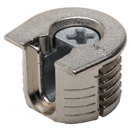 Titus 10 Pack System 6 Cam Connector for 19mm Panel, Drop-In, Nickel Plated Zinc, Non-Outrigger, Earthquake-Proof, DIY & Manufacturing