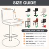 Eco-Ancheng Bar Stool Covers Set of 4 Counter Height Bar