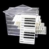 Mekupeu 5 Layer Makeup Organizer Storage Box Clear Eyelash Storage