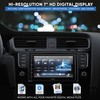 PyleUsa Single DIN Car Stereo Receiver - 7'' 1080P HD