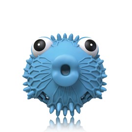 shumeishop Dog Toys for Aggressive Chewing, Large Medium-Sized Dog Tooth Grinding Toy, Sturdy Dog Squeak Toy, Soothe Dog Anxiety, Natural Rubber, Milk Flavor Clean Teeth Puzzle, Slow Food Dog Toy