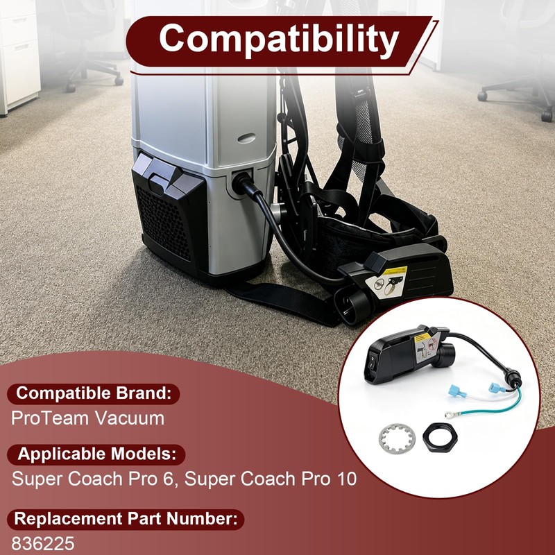 836225 Switch Box for ProTeam Super Coach Pro 6 &