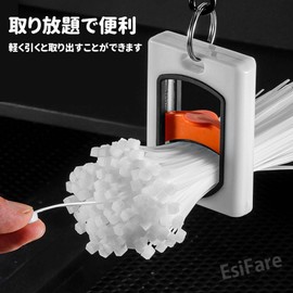 EsiFare Cable Tie Holder Cable Tie Organizer Fluorescent Cable Tie Holder Zip Tie Organizer Wire Management Lumbar Tool Multipurpose Use Cable Tie Bracket for Wire Tying Arrangement for Home, Indoor