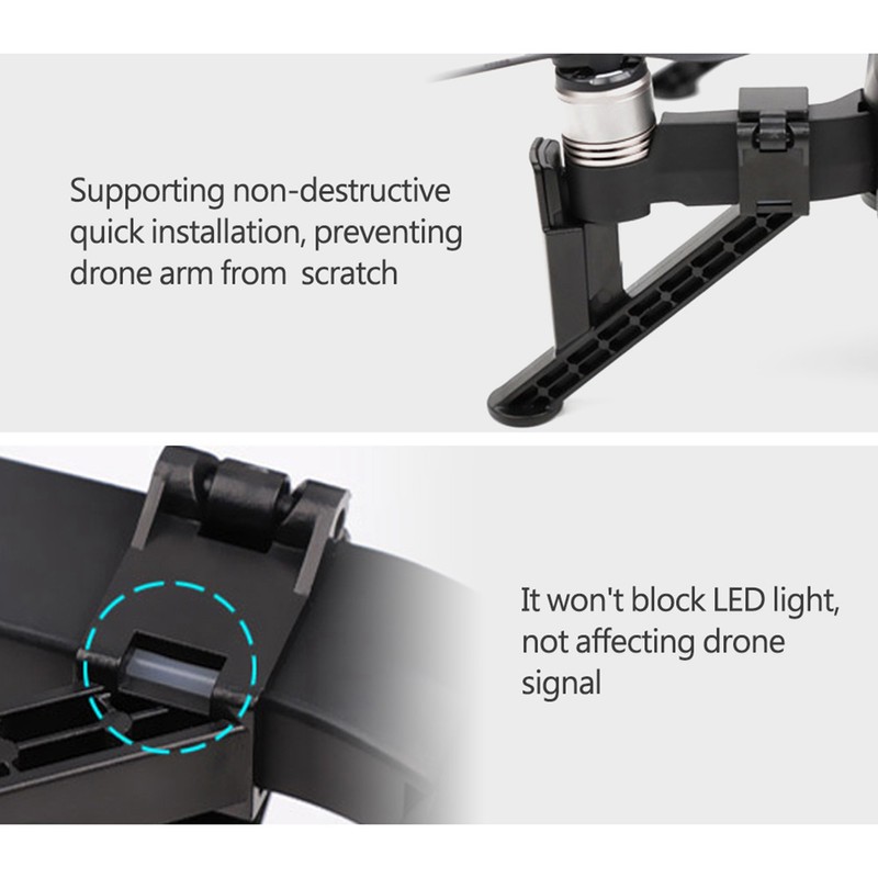 4Pcs/Set Drone Heightened Extended Landing Gear Protector Support For DJI