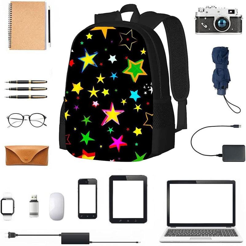 Godzilla Backpack Large Capacity Backpack Schoolbag 3 Piece Set Cartoon