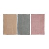 Bloomingville Oversized Stonewashed Cotton Waffle Weave Tea Towels, Multicolor
