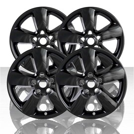 Brighter Design Set of 4 20" Gloss Black Wheel Skins for Dodge RAM 1500 2013-2018