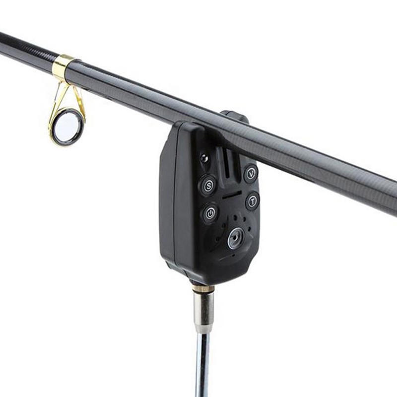 Fishing Bite Alarm with LED Blue Light Adjustable Tone Volume