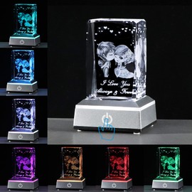 Kertari K9 Crystal Object, Genuine, Healing, Cute, Interior, Light, Popular, Romantic, Night Light, Birthdays, Wedding Anniversaries, Popular for Women, Mother, Wife, Girlfriend