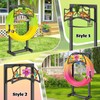 Gouisalin Garden Hose Holder, Heavy Duty Metal Water Hose Holders