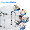 UGarden Upgraded Toilet Safety Rails 380LBS, Stainless Steel Toilet Rail