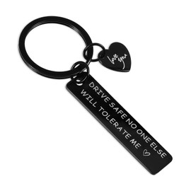 Giantree Drive Safe Keychain for Boyfriend, Valentine's Day Gifts for Him, Drive Safe Keychain Gifts for Men, Husband Gifts for Boyfriend Birthday Anniversary Valentine's Day Gifts for Him Husband