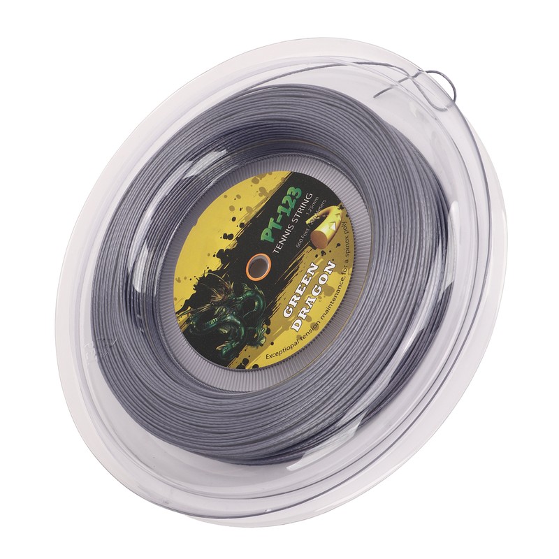 1.25mm Tennis Racket String Double Ribbed Pattern Beat Resistant Polyester