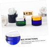 BIUDECO 12Pcs Blue Glass Cream Jar Cosmetics Container for Lotions
