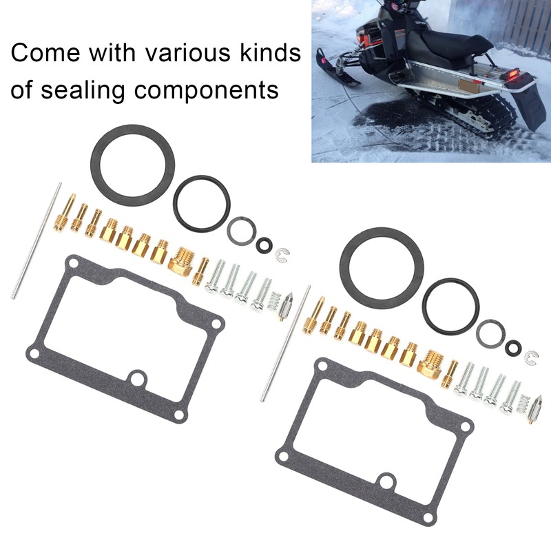 Motorcycle Carburetor Repair Kits Maintenance Replacement for Polaris Indy Trail