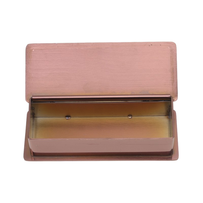 Toothpick Holder Stainless Steel Rectangular Toothpick Holder with Lid for
