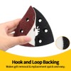 SPEEDWOX 50 Pcs Triangle Sanding Pads Hook and Loop 40