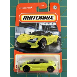 Matchbox 2022 MATCHBOX 2019 McLAREN 720 SPIDER MBX SHOWROOM 3/100 LIME GREEN