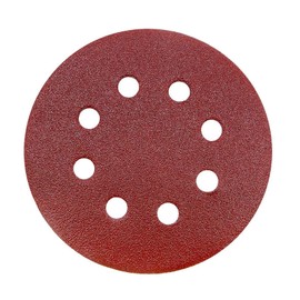 50PCS Sanding Discs Pads 80 Grits 5 Inch Hook and Loop 8-Holes Sandpaper Assorted for Random Orbital Sander