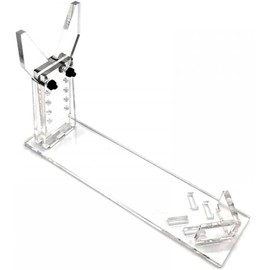 AIMALL Acrylic Adjustable Toy Display Stand, Collectible Transparent Display Stand