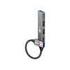 goobay 4-Port USB 3.2 Hub Slim, Multiple Plug, 5 Gbits,