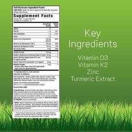 Irwin Naturals High Potency Mega D3 & K2 + Turmeric Extract — 60 Liquid Soft-Gels