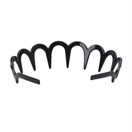 Zig Zag Shark Tooth Headbands Comb Zigzag Plastic Hoop U Shaped Shark Tooth Hair Bands Wavy teeth Hair Hoop Accessory for Women Lady