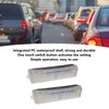 2 PCS Light Control Solar Warning Lights with 8 LED