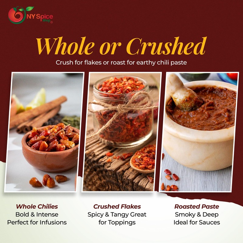 NY Spice Shop Dried Whole Chili Pequin Pepper - 1.6