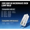 Rifatrio 6912A40002J Microwave Lamp Halogen Light Bulb G8 120V 50W