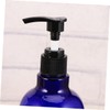 Baluue 2pcs Travel Toiletries Bottles Shampoo Containers Pump Liquid Bottle