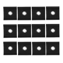 Pack of 12 Awning Caravan Piping Tape Eyelets for Piping Rail 5/6 mm - 7/8 mm Piping Eyelets Hooks Piping Eyelets Hooks Piping Rail Accessories Suitable for Motorhome Caravan Awning Camping Tent