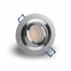 Mextronic Ceiling installation ring rotatable Aluminium round brushed 6611