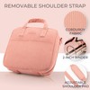 Sturdy 3-Ring Zipper Binder with Shoulder Strap for School –