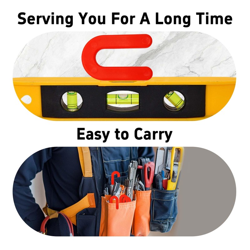 AUXBC 50PCS Horseshoe Tile Spacers, 1/8 Inch U-Shape Plastic Structural