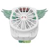 Mini Watch Fan Angel Wing Design USB Charging Wireless Braided