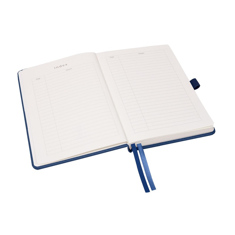 Notes London Luxury Italian style A5 Notebook with Stitched Hardcover,