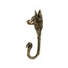 TUTURA LUTSS German Shepherd Wall Hook – Solid Brass Dog