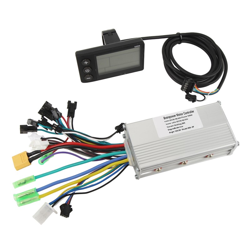 Electric Bike Controller Set 36V 48V 60V 500W 28A Brushless