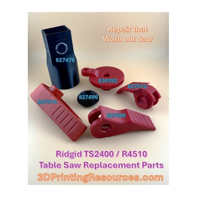 Ridgid TS2400 / R4510 Table Saw Replacement 827476 Sawdust Chute