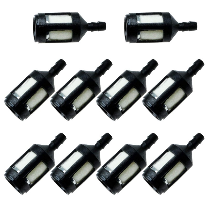 MEETOOT 10pcs Fuel Filter Chainsaw Fuel Filters Replacement Part