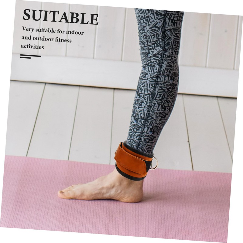 SUPVOX 2pcs Cable Kickback Ankles Straps Gym Ankle Straps for